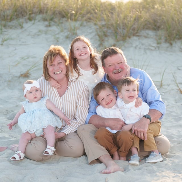 This was a fun family session down at the south point of Pawleys Island. It's a pretty area…