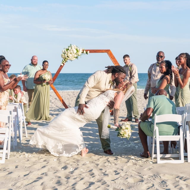 Congrats to Anna and LaVonta #sneekpeek. We have had some hot weather, but they had a lot of…