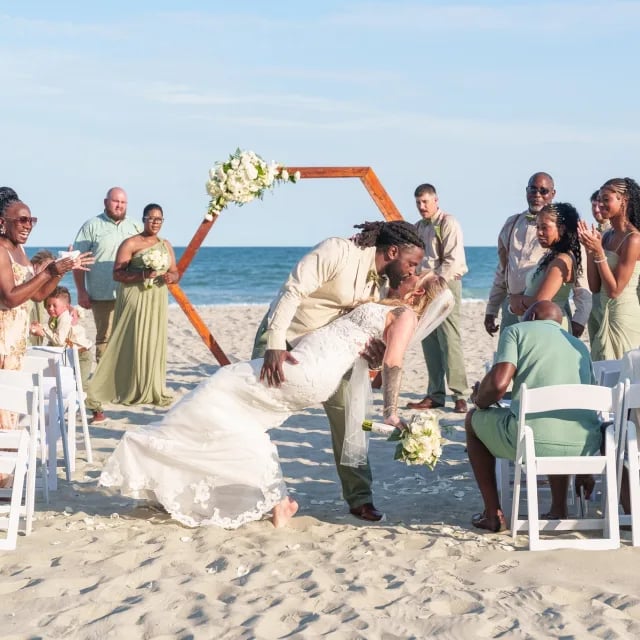 Congrats to Anna and LaVonta #sneekpeek. We have had some hot weather, but they had a lot of…