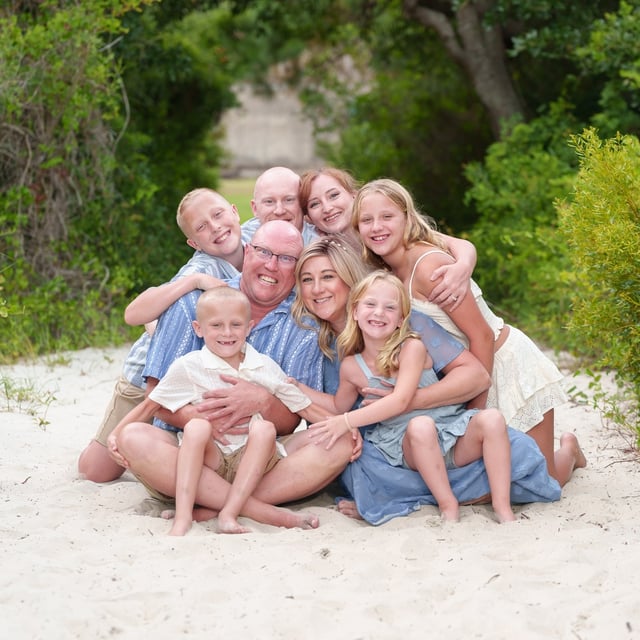 This was a cute family with a wide range of ages for their kids. This oldest son even…