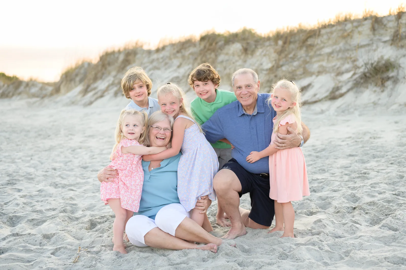Grandparents and Grandkids - Huntington Beach State Park