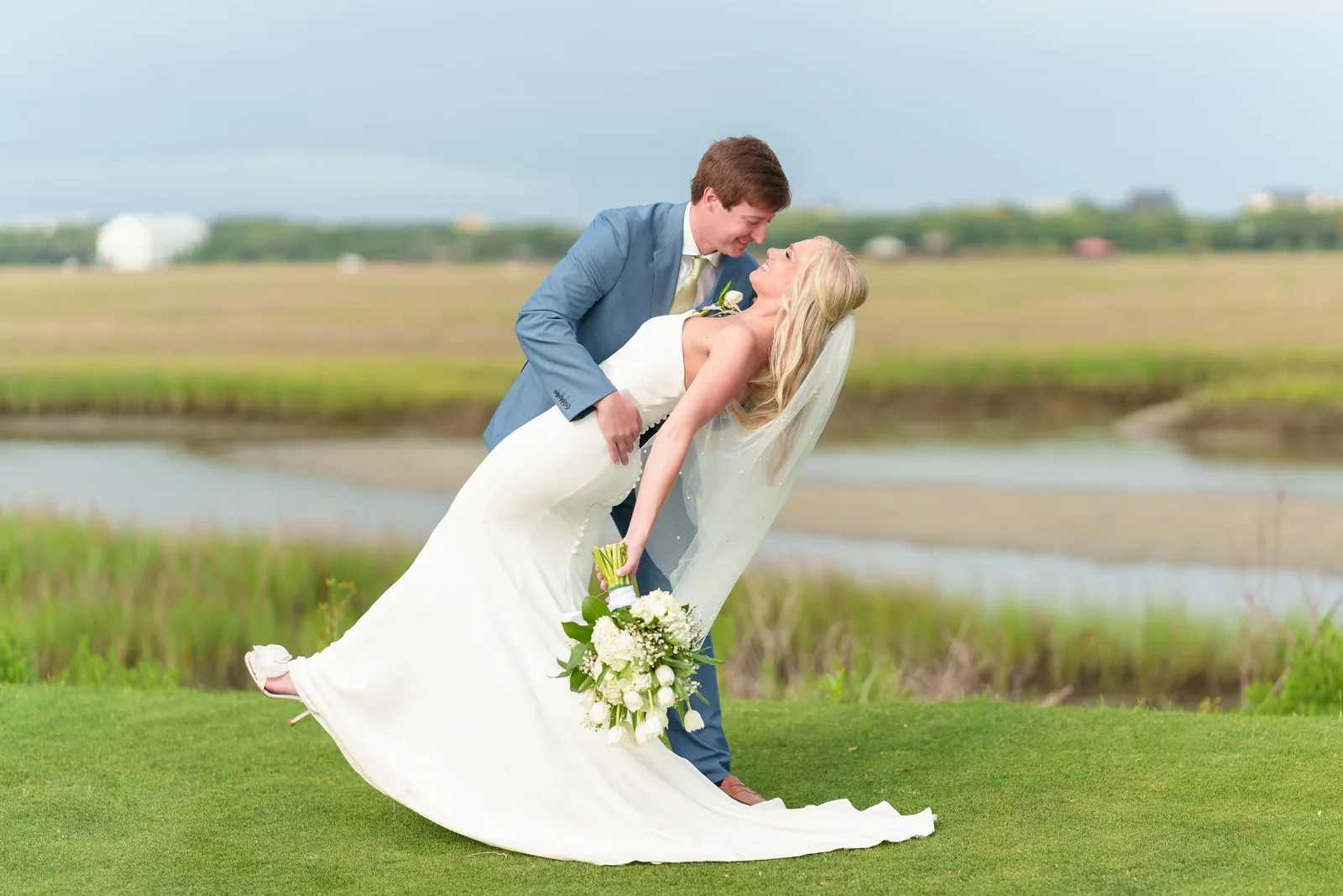 Dip on the marsh - Pawleys Plantation
