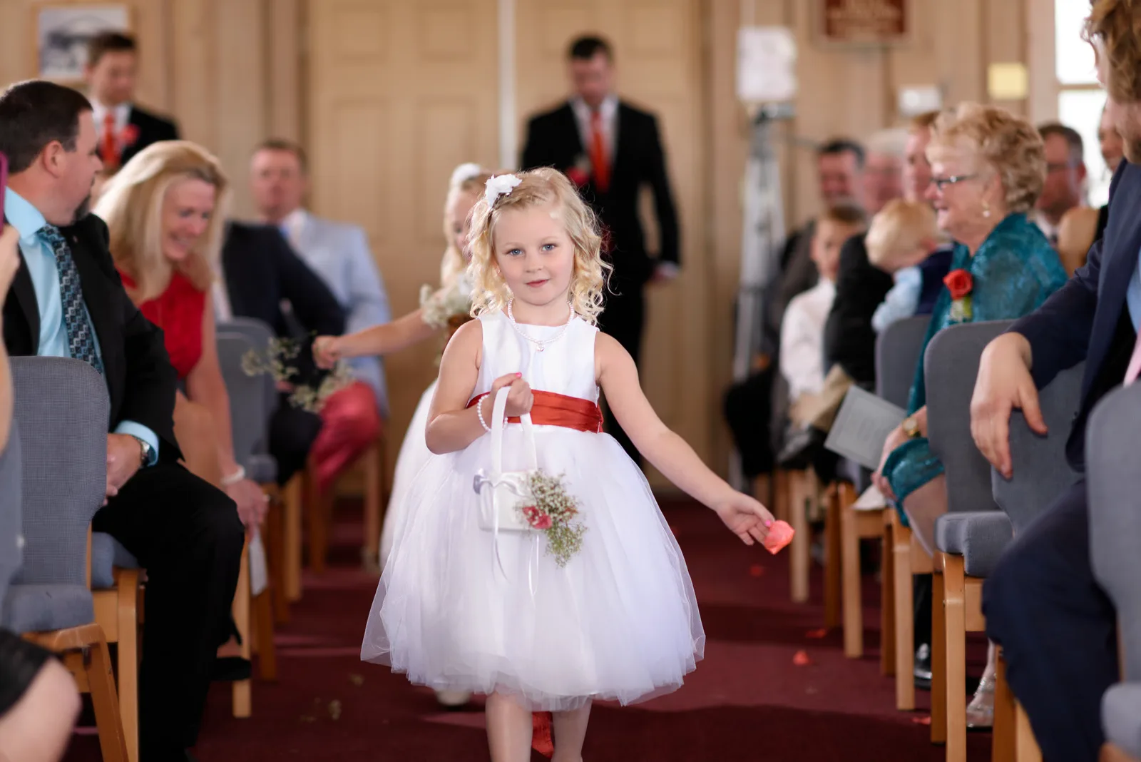 Flowergirl in the Pawleys Island Chapel -