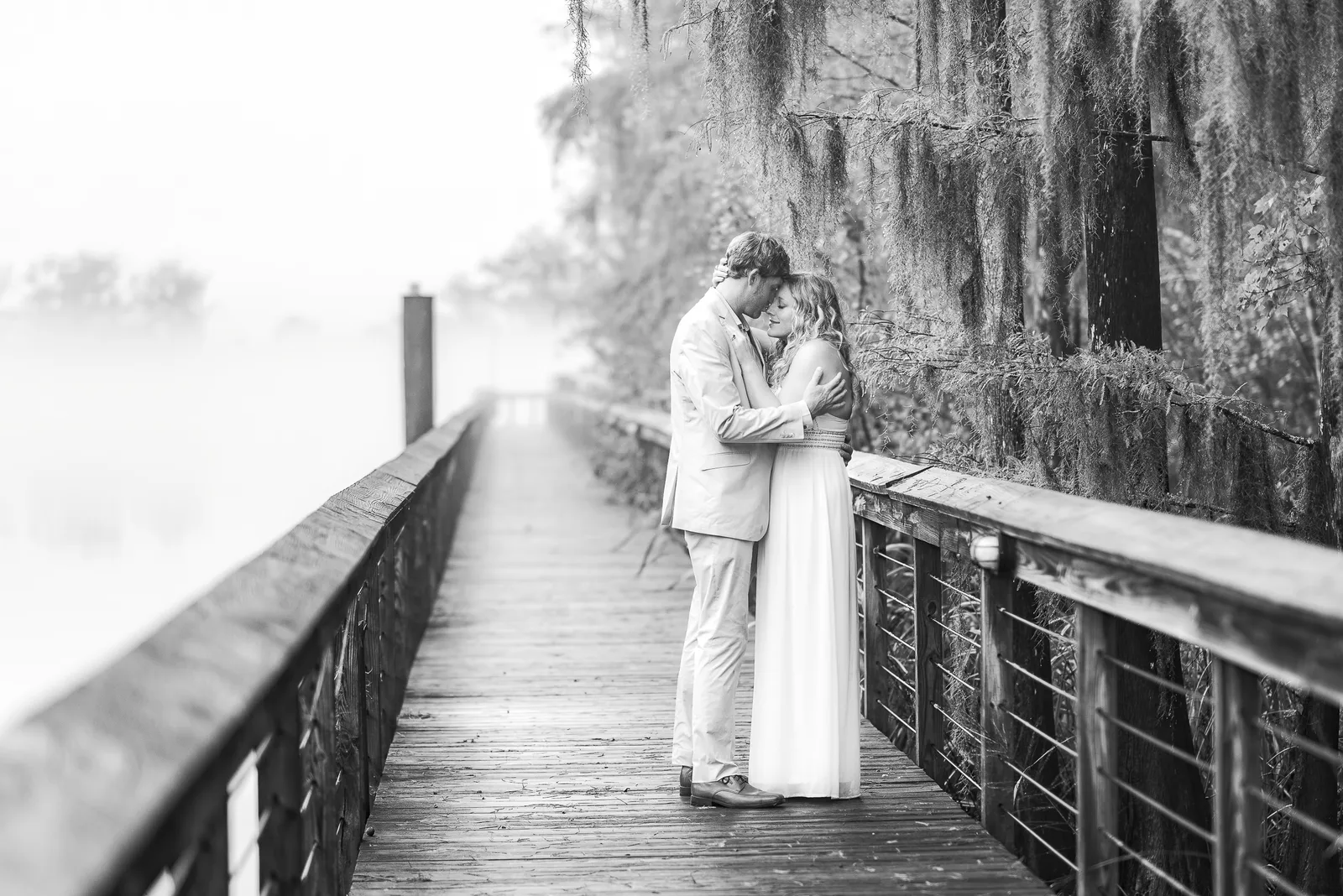 Kiss on a foggy evening - Reserve Harbor Yacht Club