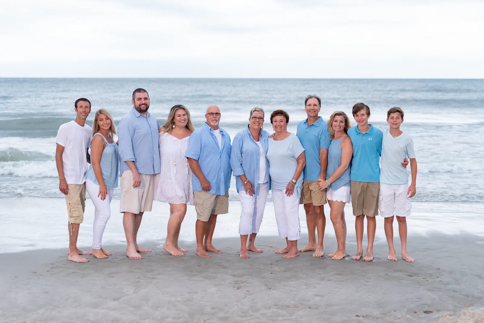 Stormy weather family photos - Huntington Beach State Park