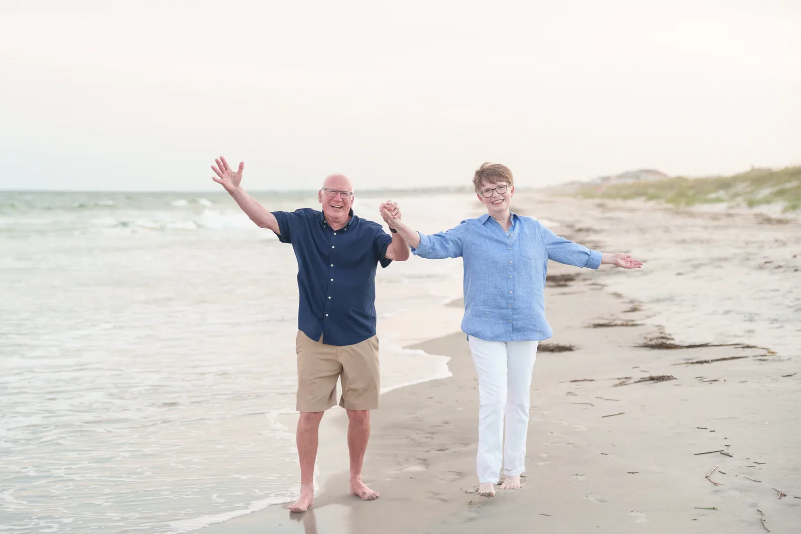 Happy grandparents - Huntington Beach State Park