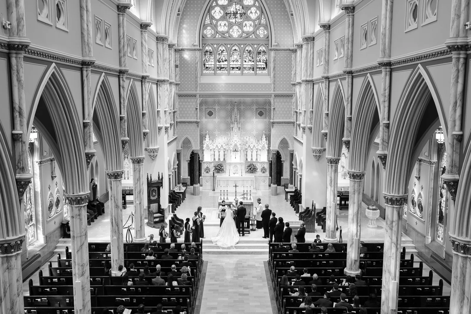 Pictures from the balcony - Cathedral of Saint John Charleston