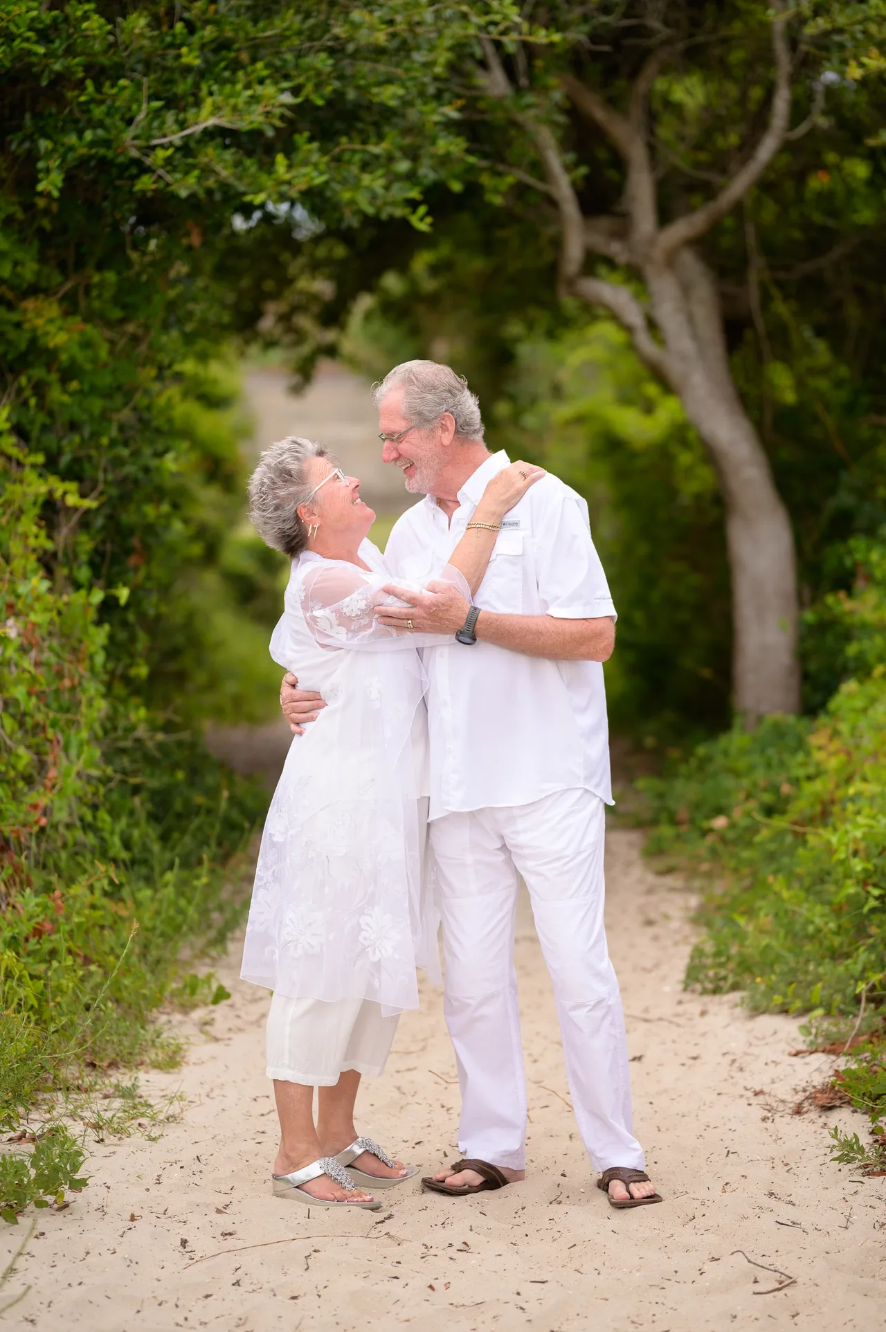 50th anniversary for a happy couple  - Huntington Beach State Park - Myrtle Beach