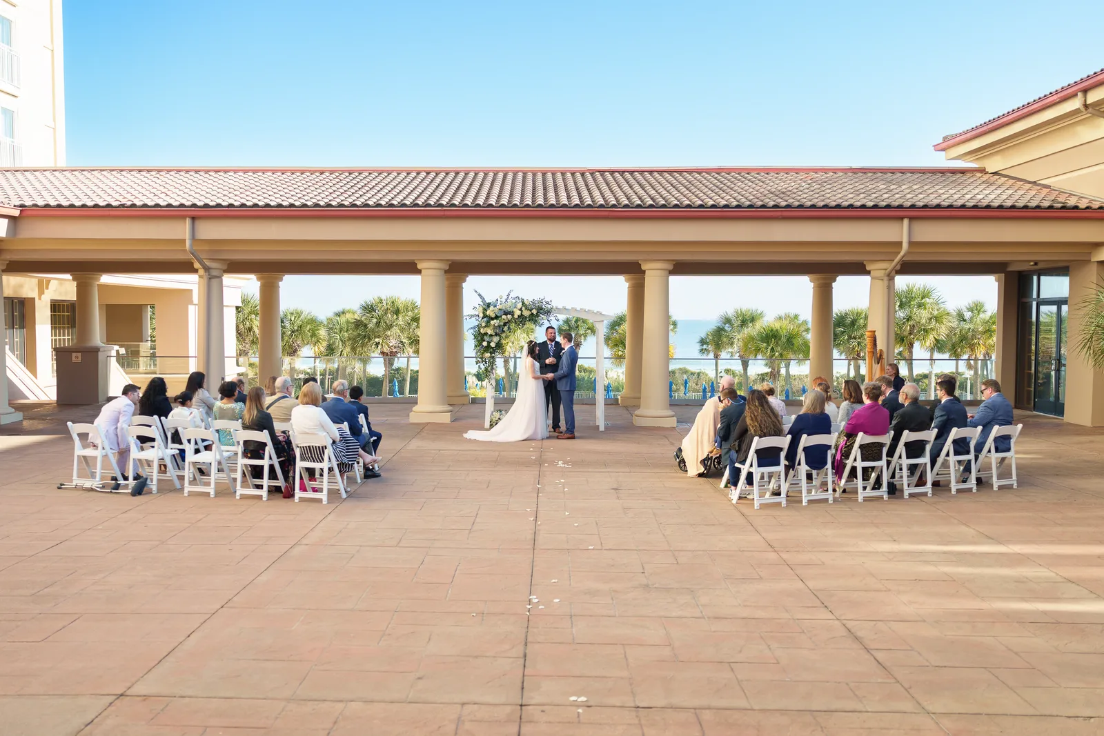 Panorama of ceremony balcony - Marriott Myrtle Beach Resort & Spa at Grande Dunes