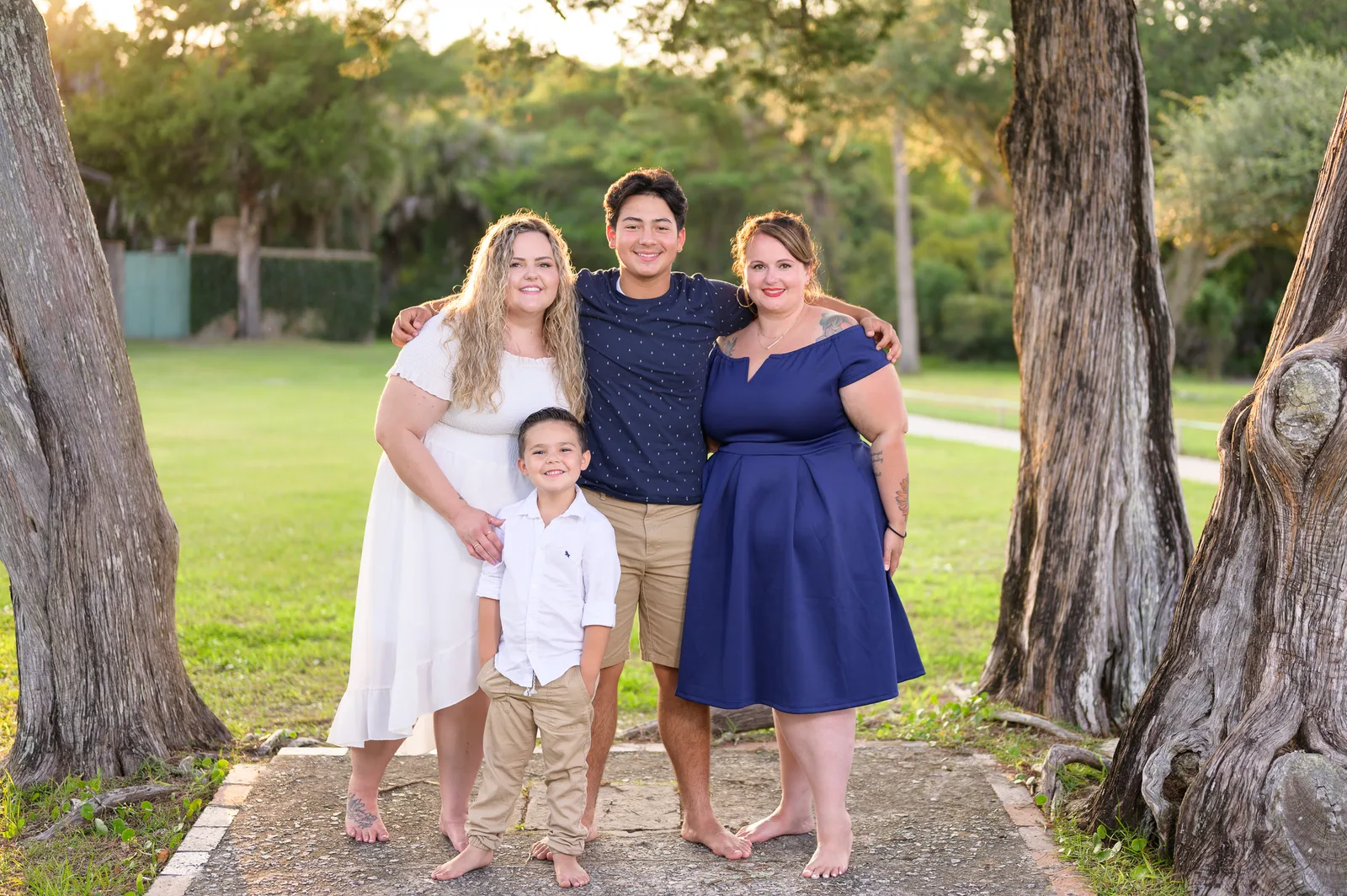 Moms with thier sons - Huntington Beach State Park