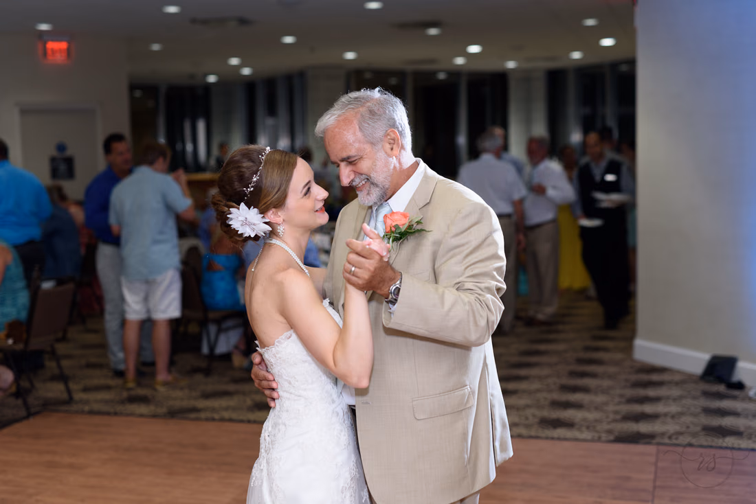 Father and daughter dancing - Hilton Myrtle Beach Resort at Kingston Resorts