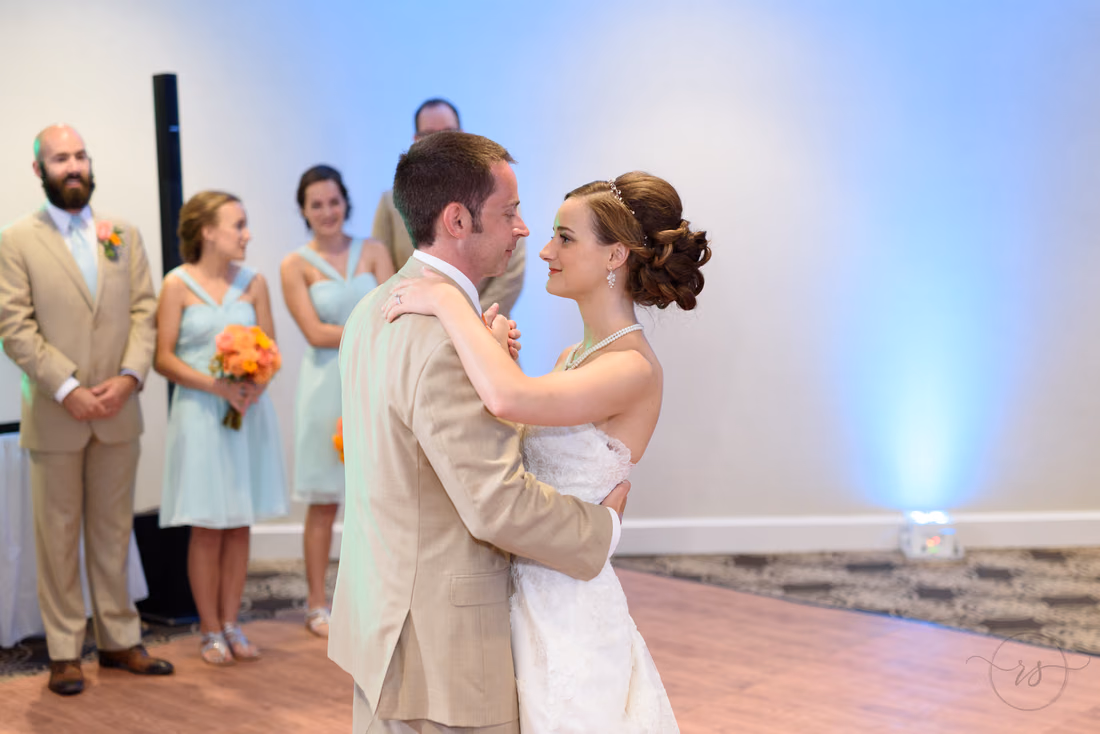 First dance in the top floor ballroom - Hilton Myrtle Beach Resort at Kingston Resorts