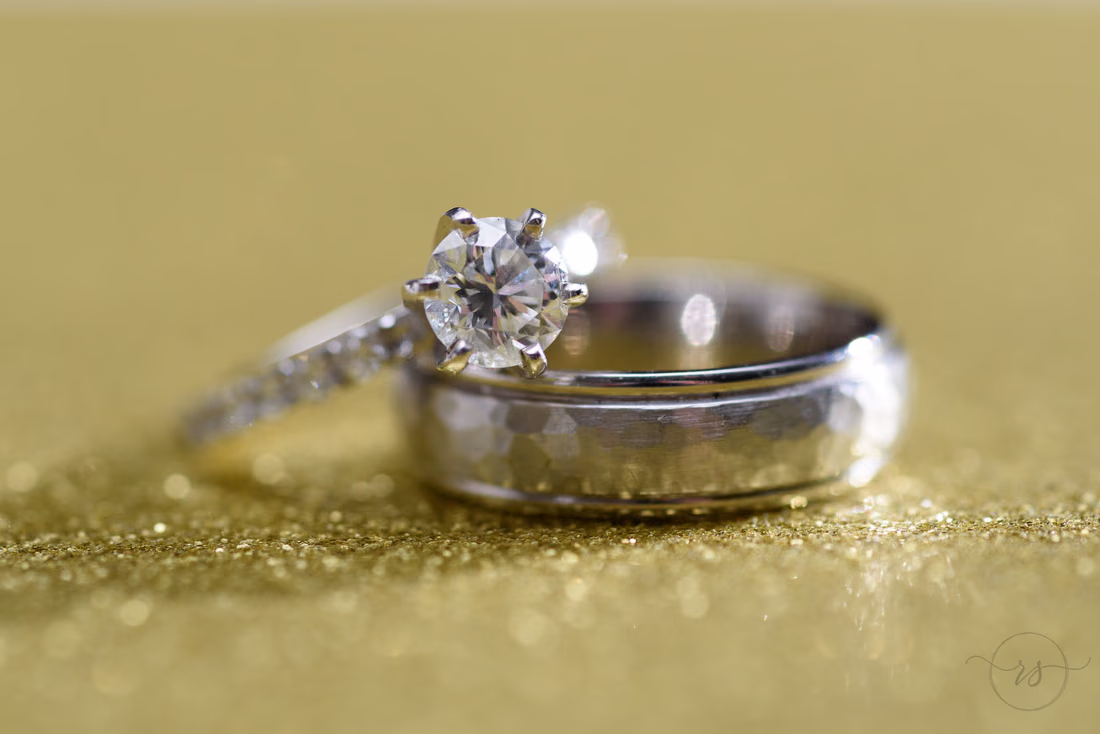 Ring macro on golden paper - Hilton Myrtle Beach Resort at Kingston Resorts