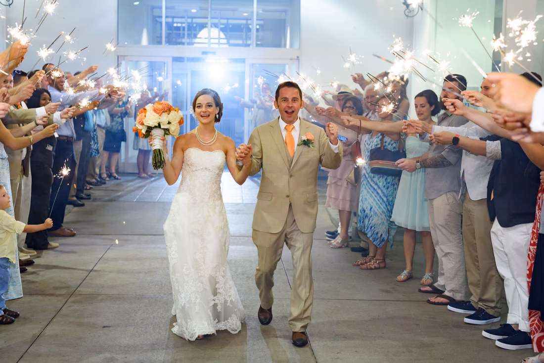 Sparkler exit - Hilton Myrtle Beach Resort at Kingston Resorts