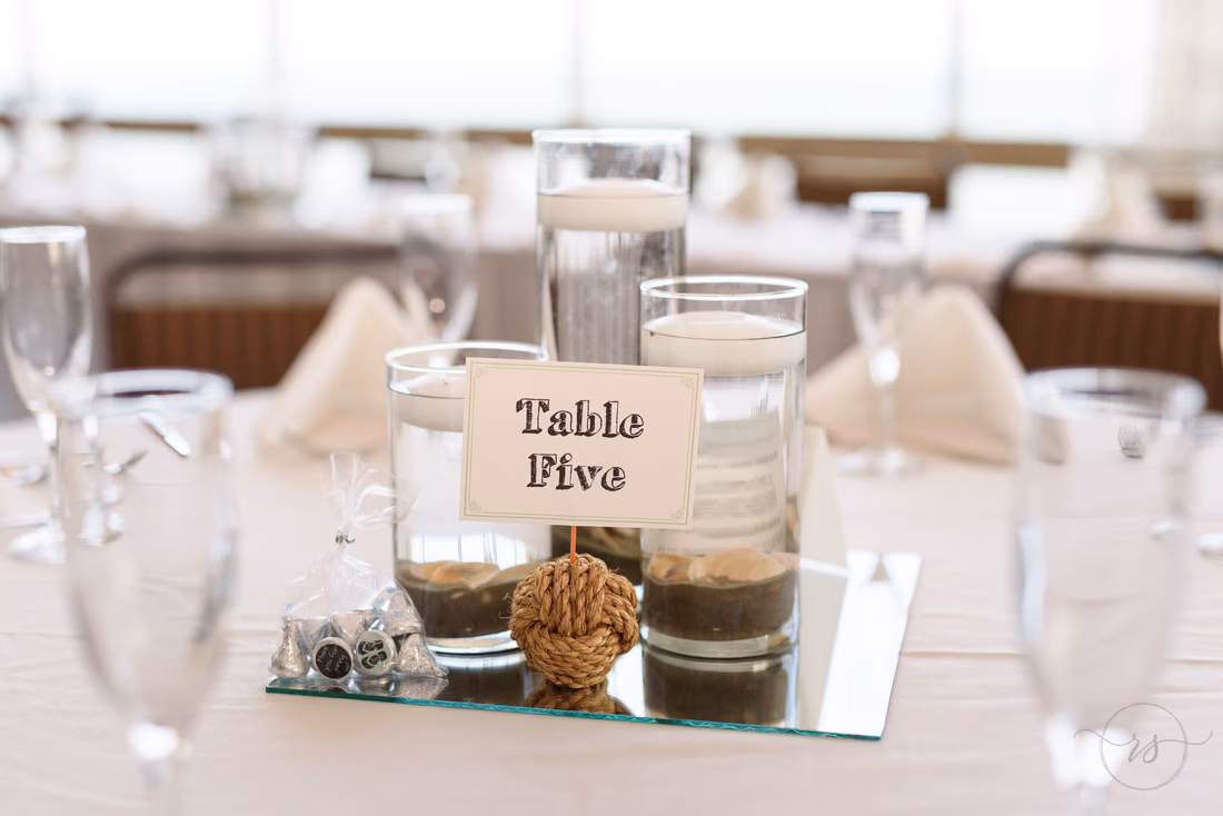 Table decorations - Hilton Myrtle Beach Resort at Kingston Resorts