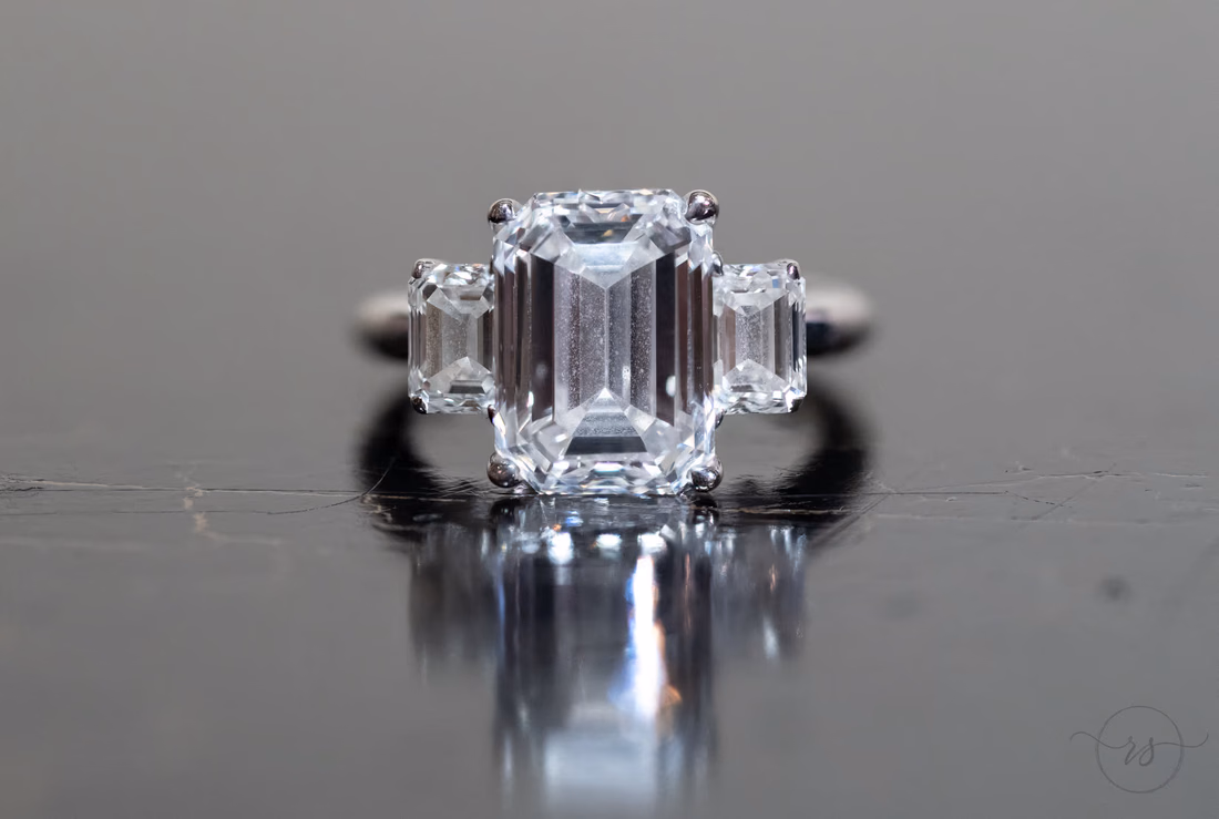Closeup of the large diamond ring with focus stacking - Dunes Golf and Beach Club - Myrtle Beach