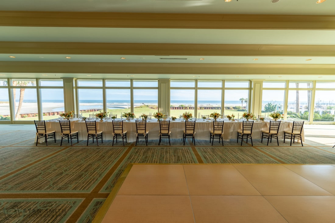 HDR of table decorations - Dunes Golf and Beach Club - Myrtle Beach