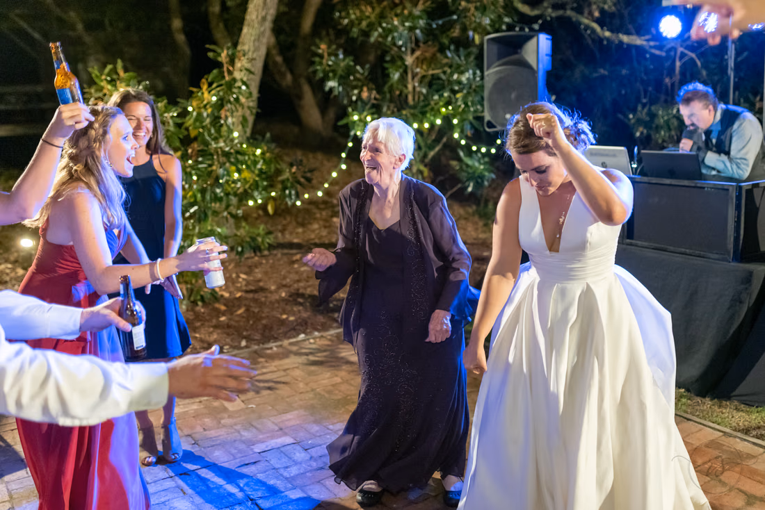 Grandmother on the dance floor - Pelican Inn - Pawleys Island