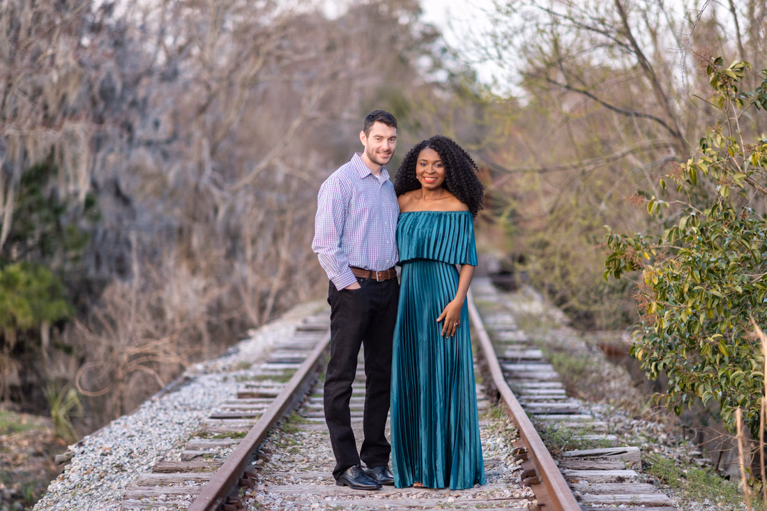 Portrait on the old train tracks - Conway Riverwalk