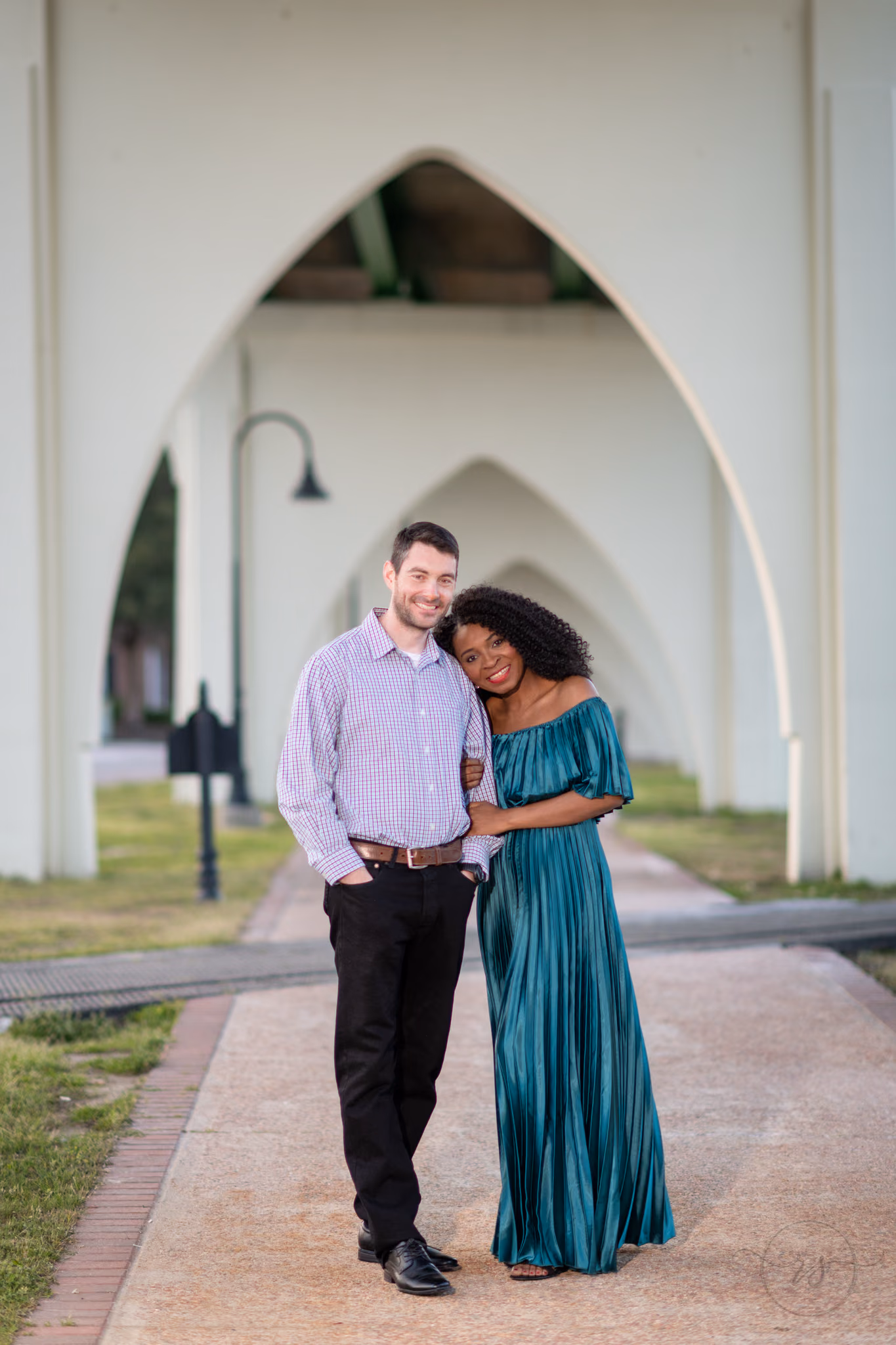 Portrait under the old Conway bridge - Conway Riverwalk