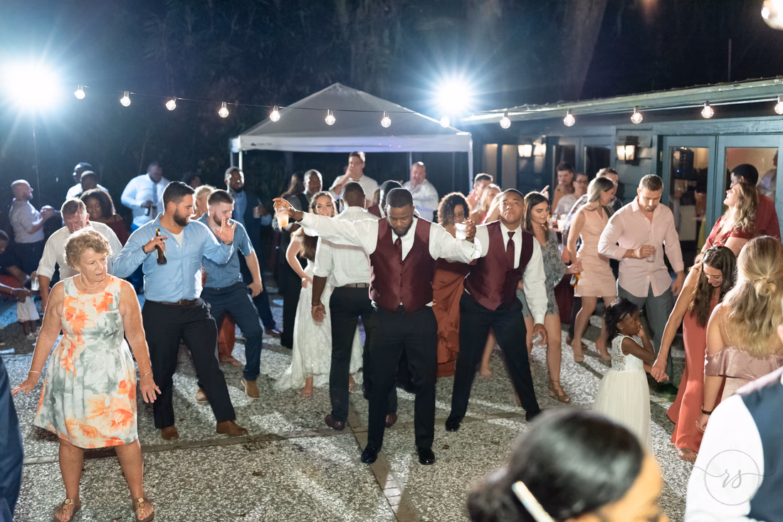 End of evening dancing - Magnolia Plantation - Charleston, SC