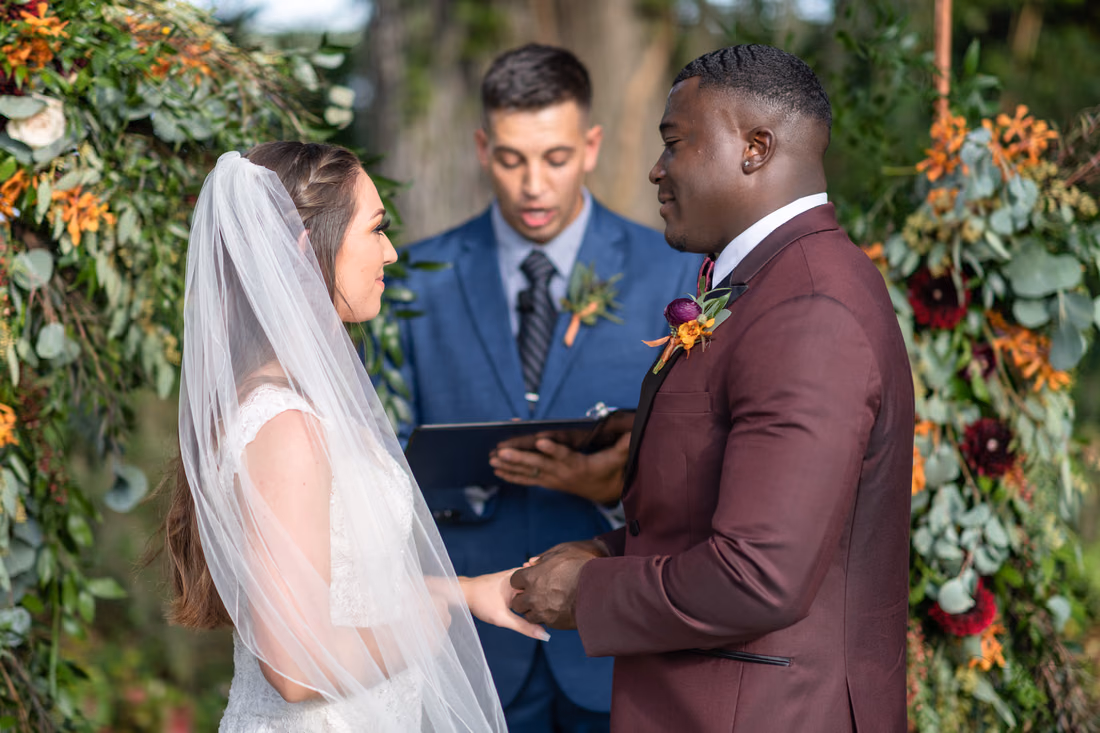 Exchanging of rings - Magnolia Plantation - Charleston, SC