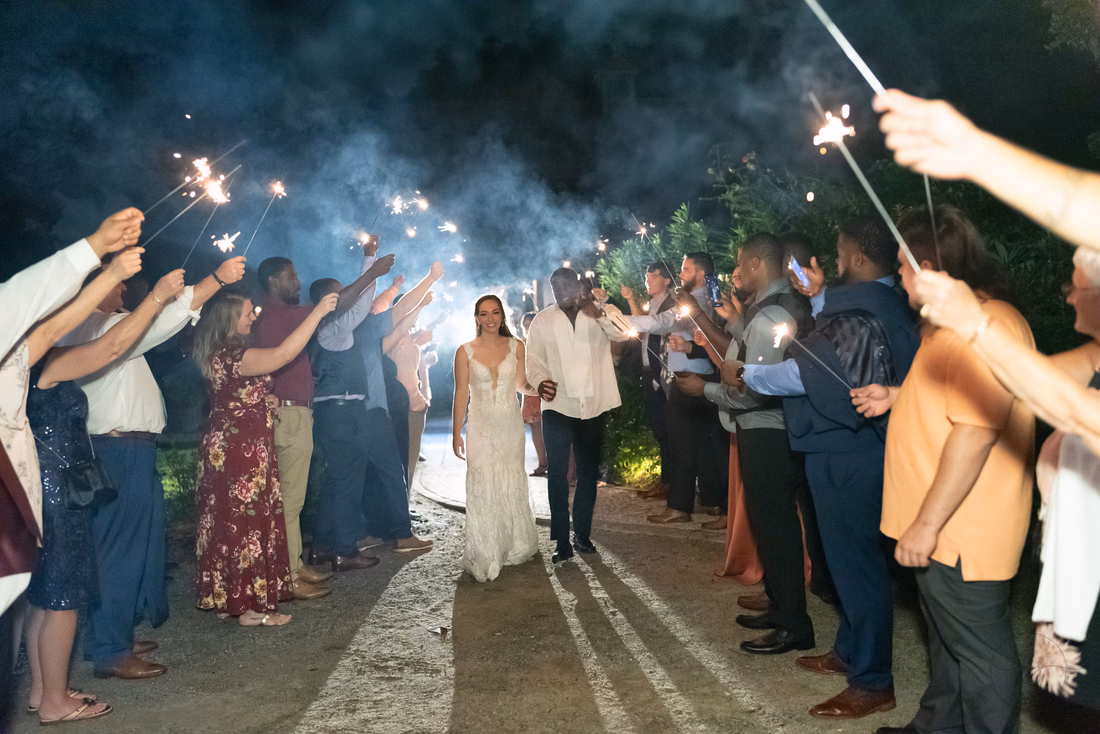 Sparkler exit - Magnolia Plantation - Charleston, SC