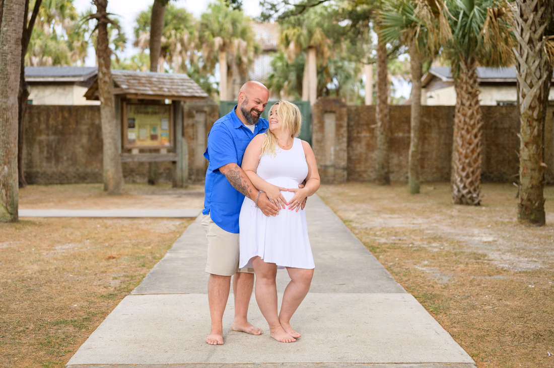 Looking back at each other - Huntington Beach State Park