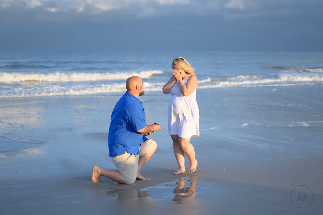 She said yes - Huntington Beach State Park