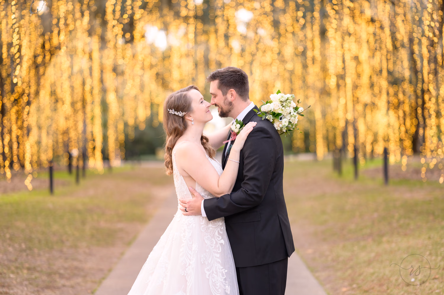 Touching noses - Oak Allee - Night of a Thousand Candles - Brookgreen Gardens