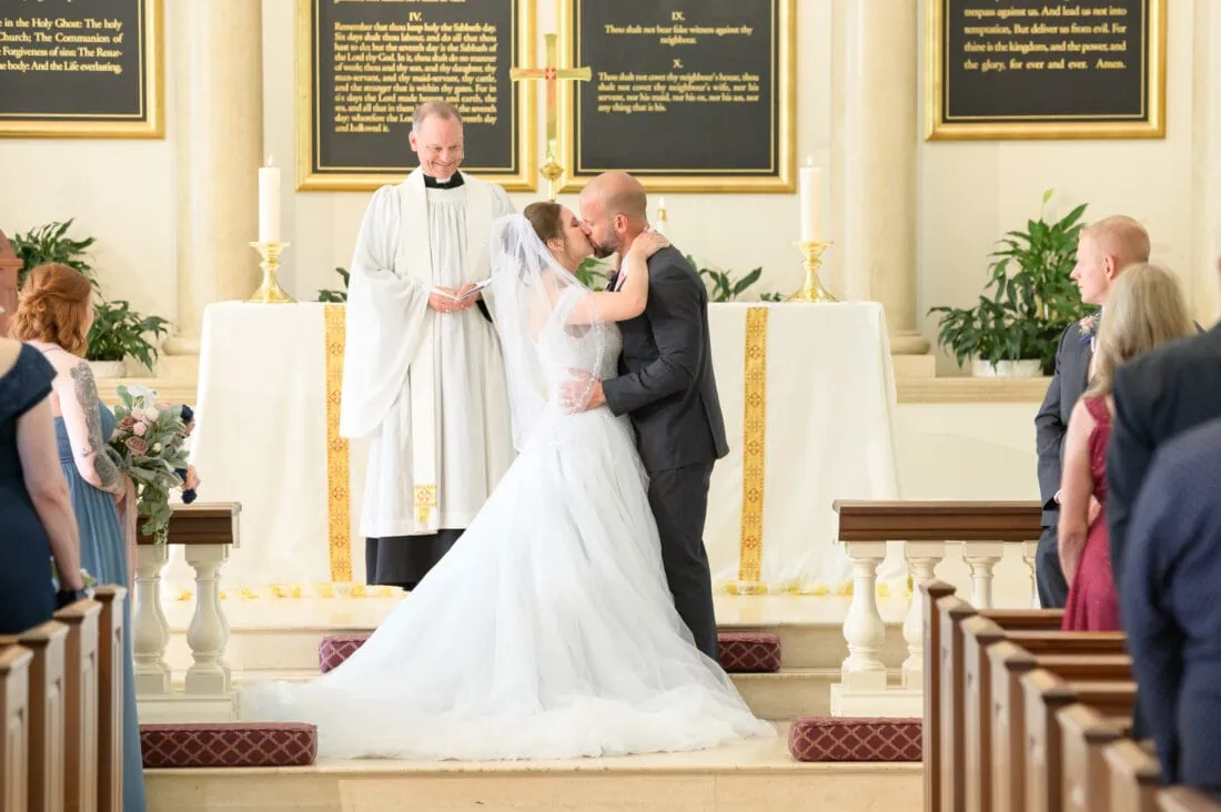 First kiss - Christ Episcopal Church
