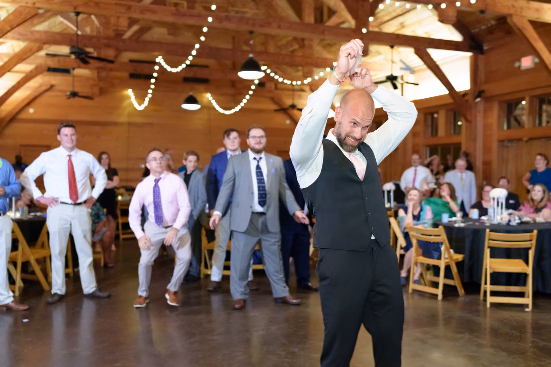 Garter toss - The Pavilion at Pepper Plantation