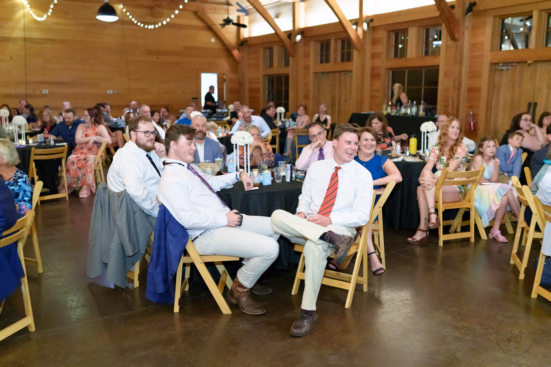 Laughs during the toasts - The Pavilion at Pepper Plantation