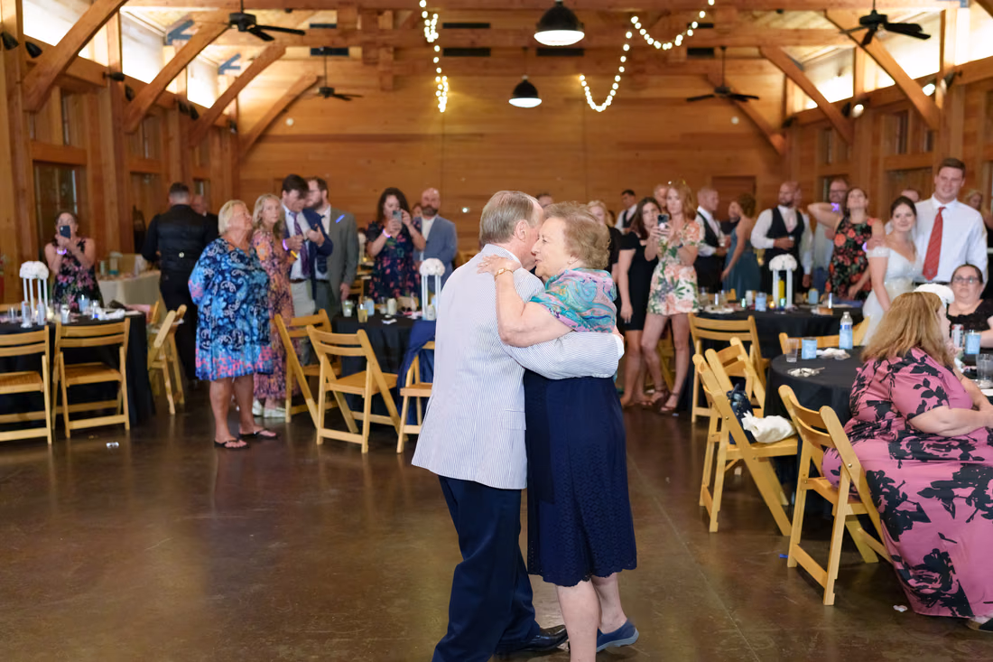Oldest couple on the dance floor - The Pavilion at Pepper Plantation