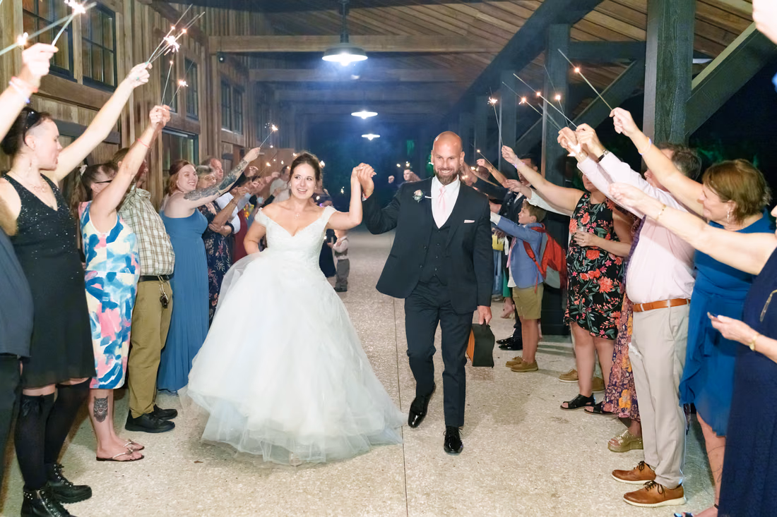 Sparkler exit - The Pavilion at Pepper Plantation