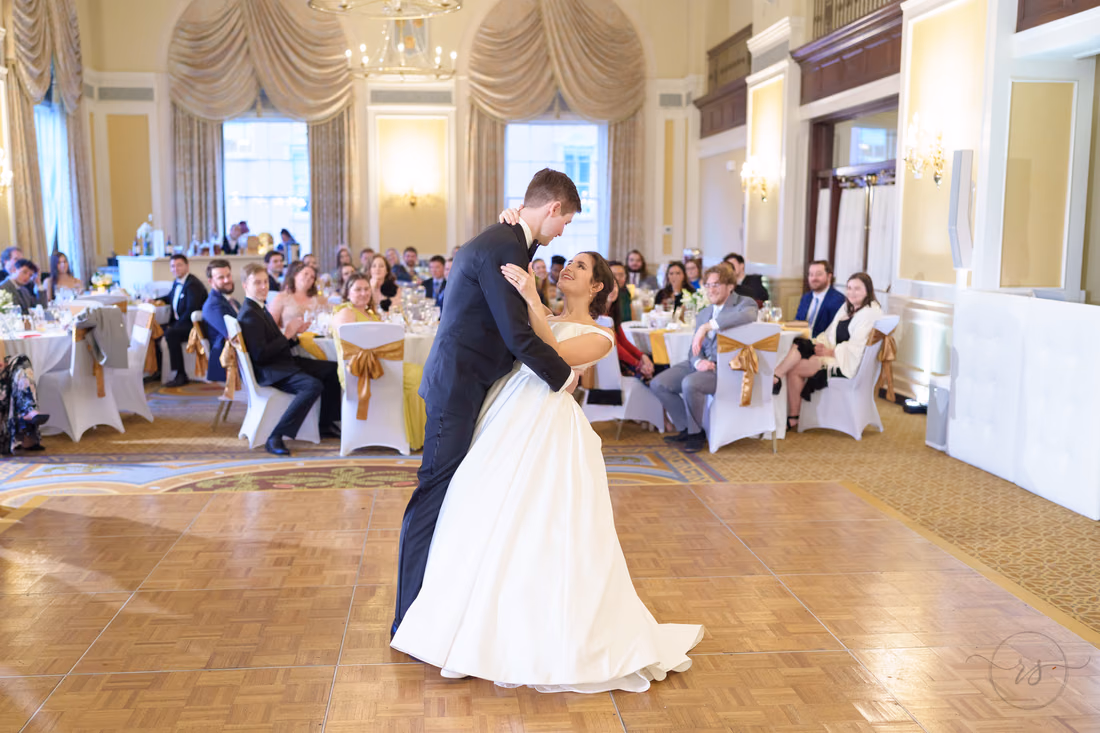 Dip at the end of the first dance - Francis Marion Charleston
