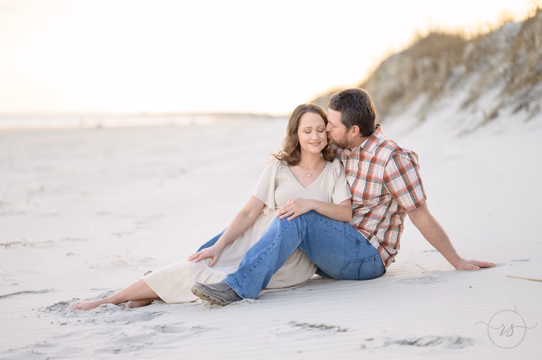 Romantic portraits by the ocean - Huntington Beach State Park