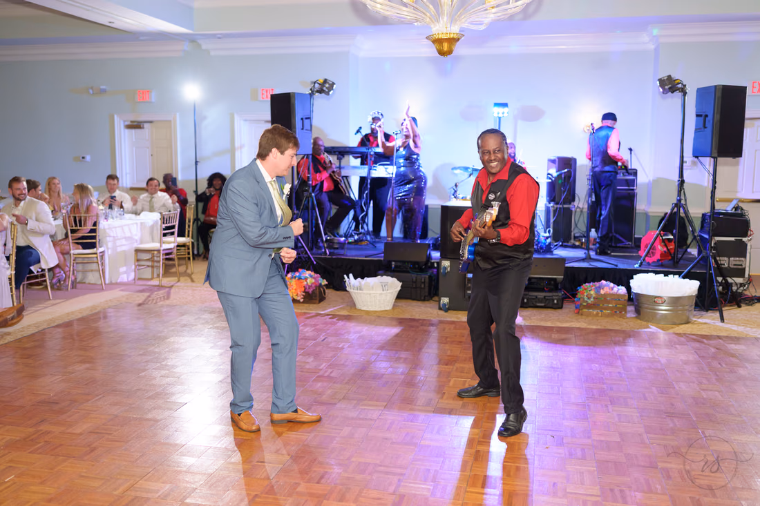 Awesome dance party with the band - Pawleys Plantation