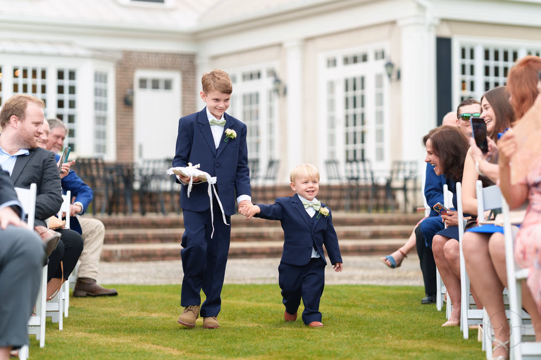 Cute little ring bearer - Pawleys Plantation