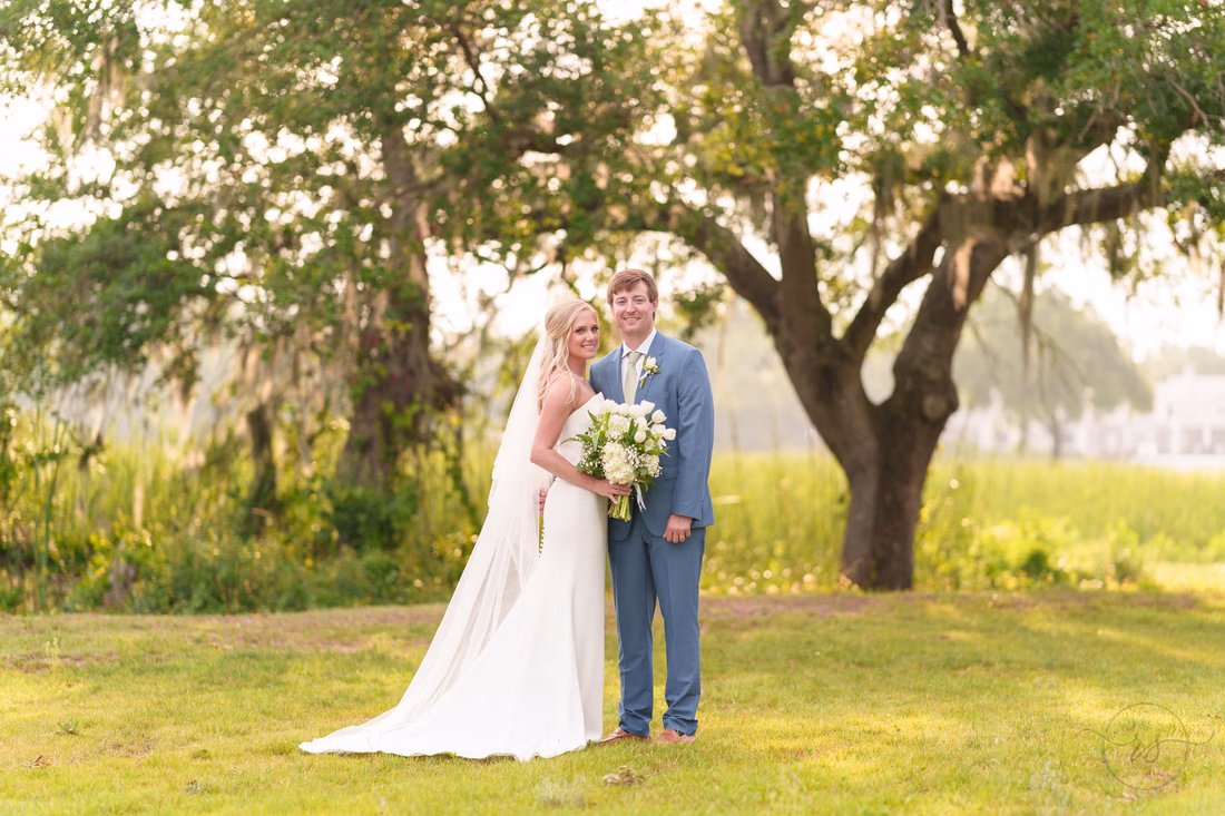 Sunset coming out under the trees - Pawleys Plantation