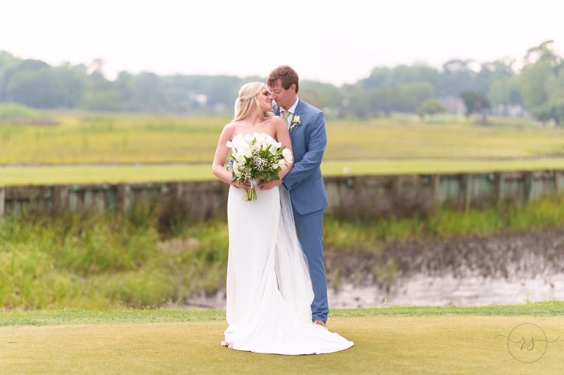 Touching noses on the marsh - Pawleys Plantation