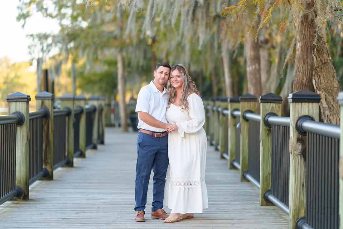 Engagement pictures for my upcoming wedding couple - Conway Riverwalk