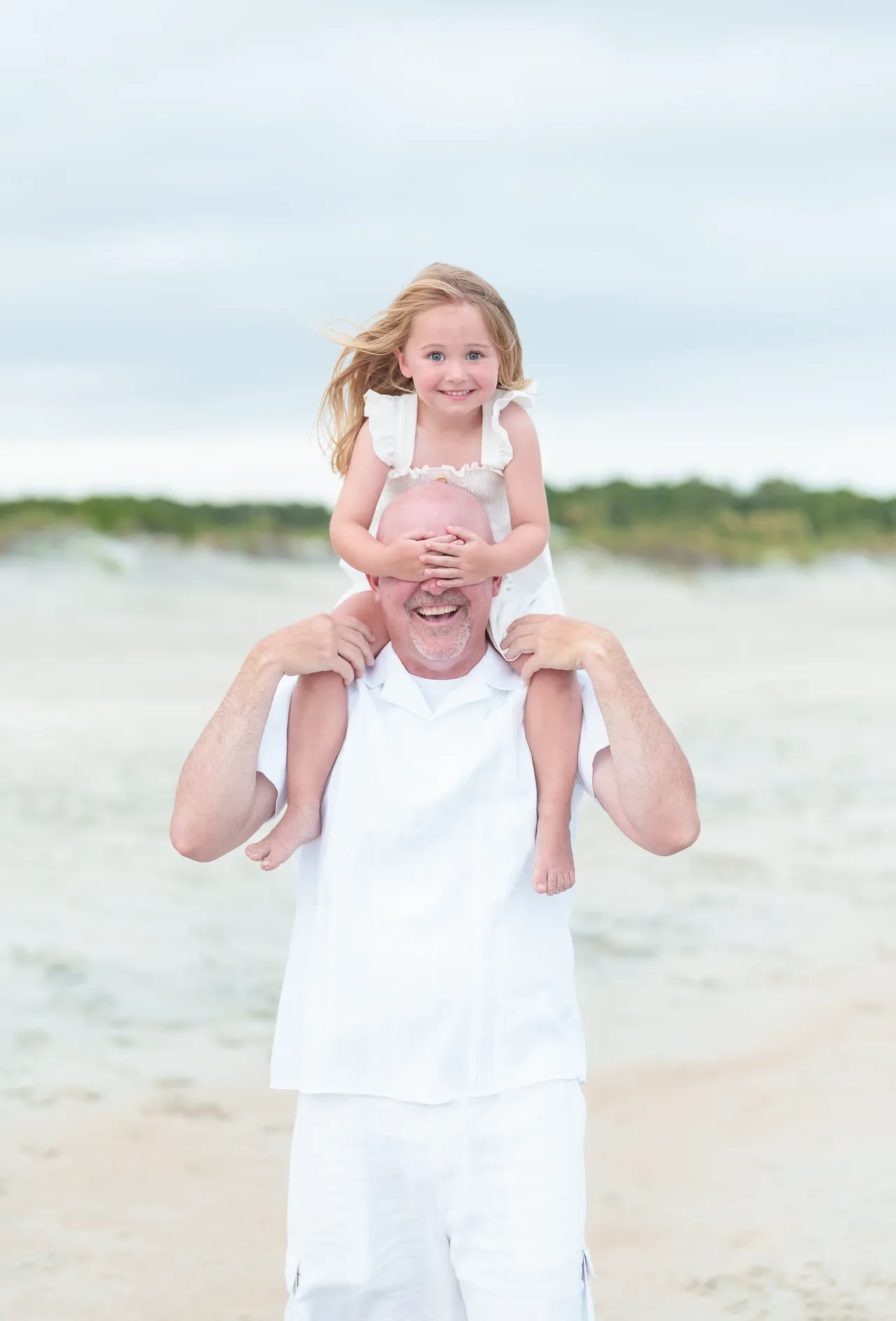 Granddad can't see - Huntington Beach State Park