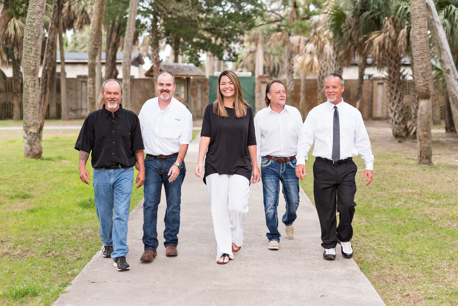 Sister brought her 4 older brothers for a photo session - Huntington Beach State Park