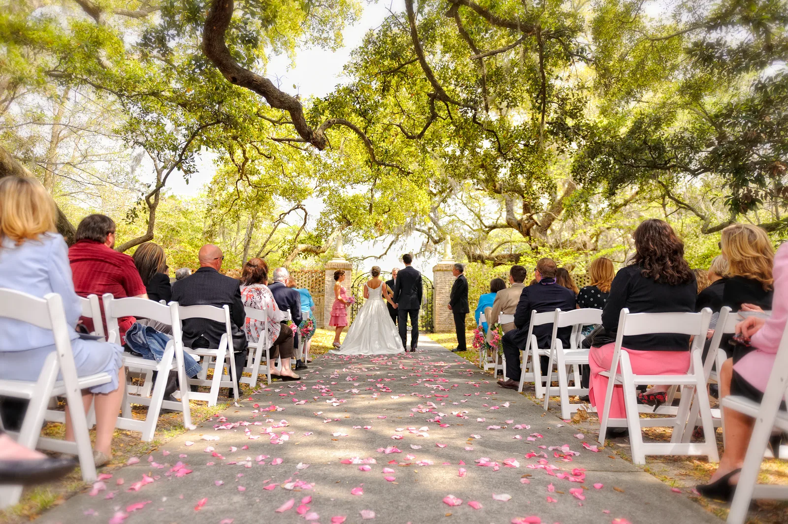 Beautiful spot for a wedding Holiday Cottage gates - Brookgreen Gardens