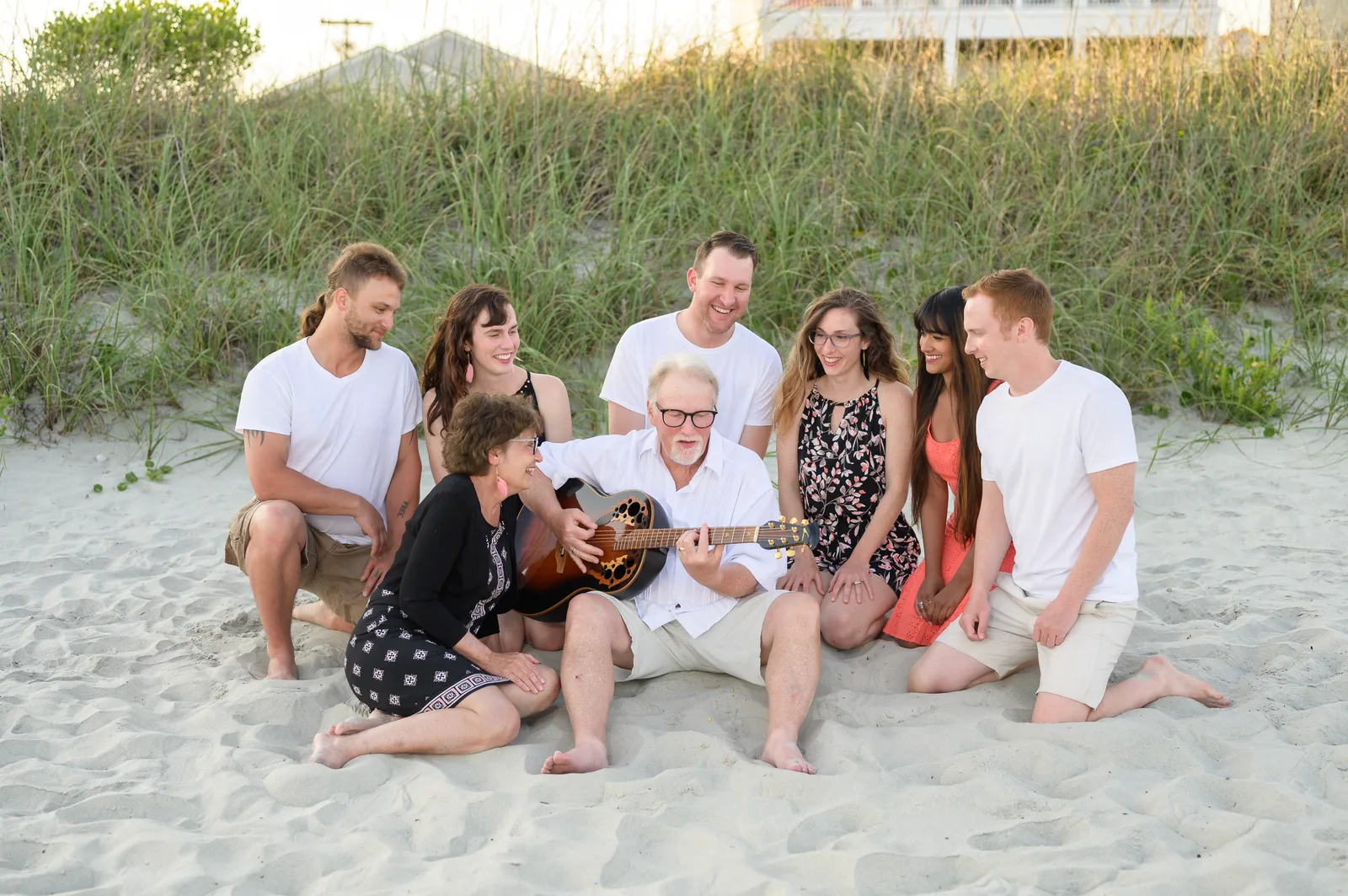 Listening to dad play the guitar - North Myrtle Beach