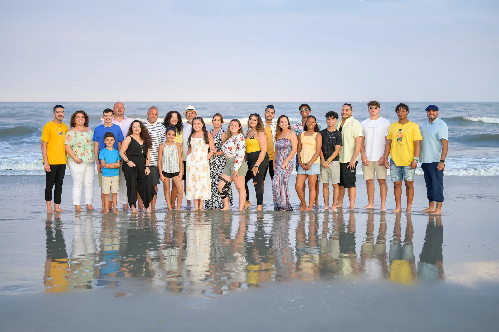 Big family group by the ocean - North Myrtle Beach