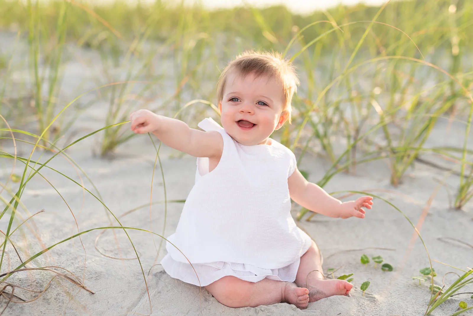First trip to the beach - Huntington Beach State Park