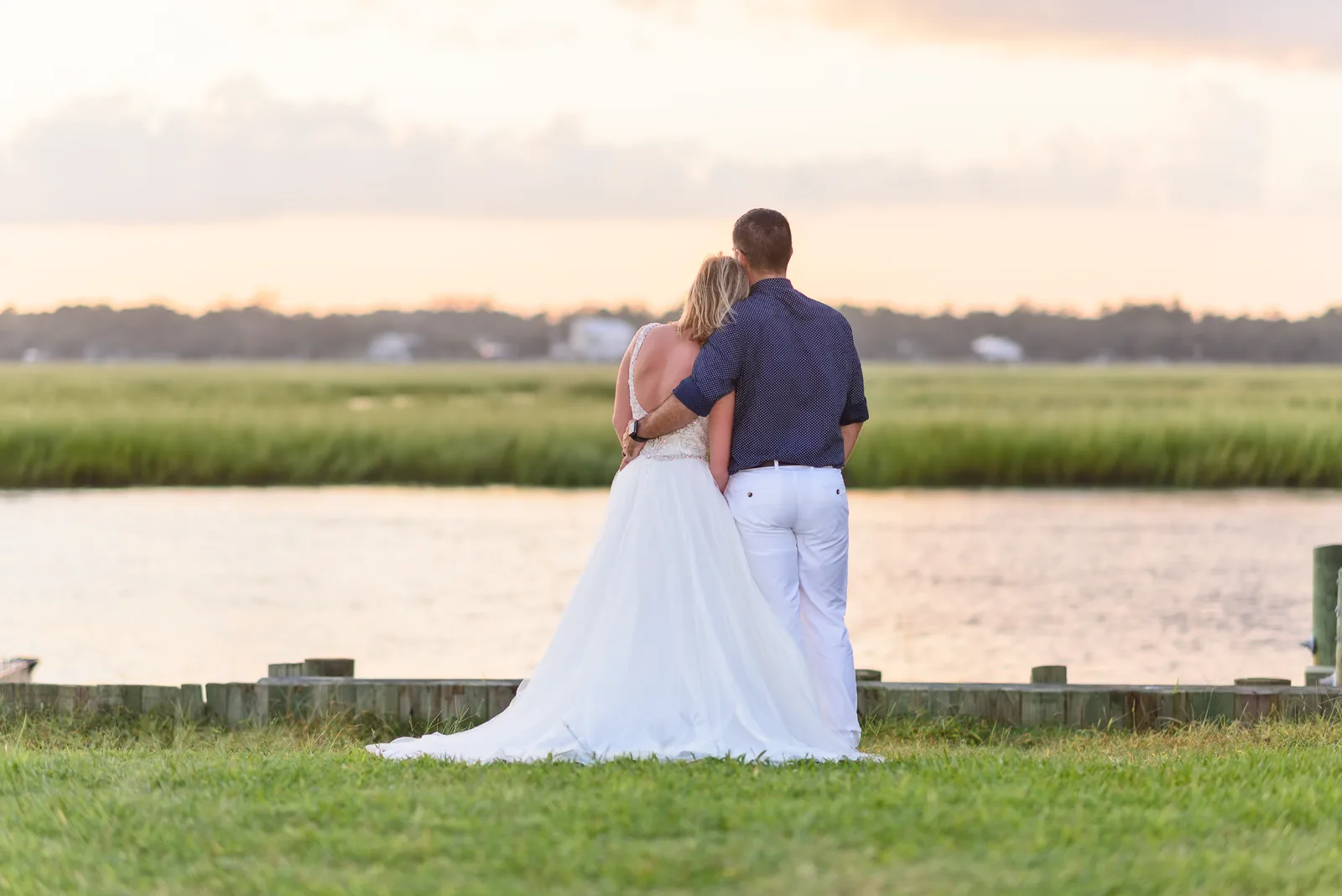 Beautiful evening on the inlet -