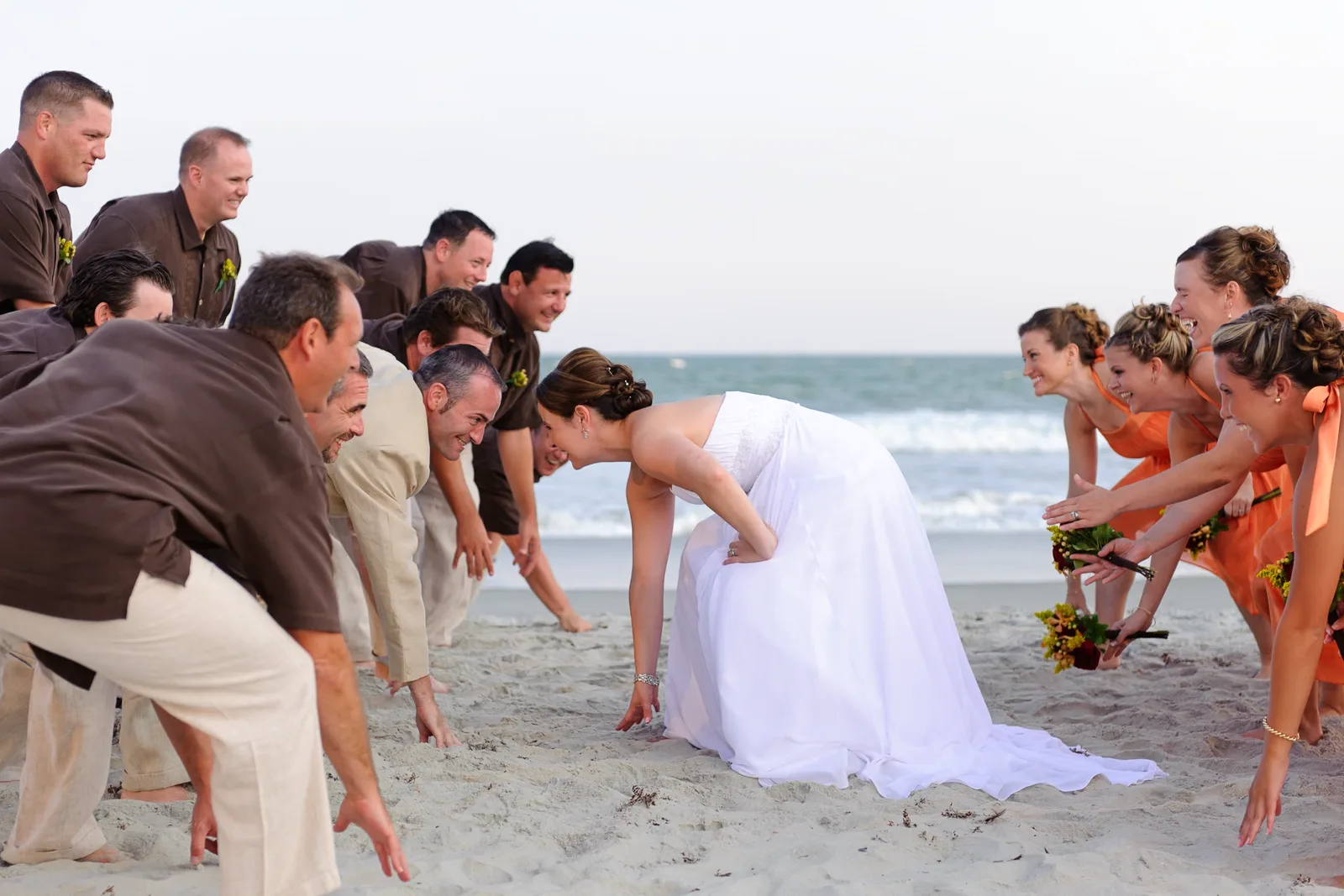 After wedding football - Kingston Plantation, North Myrtle Beach
